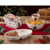imageSpode Christmas Tree Tiered Chip and Dip Serving Set  2Piece Festive Snack Platter  Iconic Christmas Tree Motif  Porcelain Dishwasher Microwave Freezer Safe  Holiday ServewareChristmas Tree