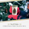 imageSpode Christmas Tree Travel Mug with Lid  8 Oz Coffee Mug for Holiday Drinks Dishwasher ampamp Microwave Safe Ceramic Tumbler  Festive Christmas Design for OnTheGo Christmas TreeClassic