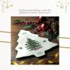 imageSpode Christmas Tree Trivet  8quot Heat Resistant Porcelain Christmas Holiday Tabletop Protector  Dishwasher SafeChristmas Tree Trivet Serveware Accessory