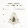 imageSpode Christmas Tree Trivet  8quot Heat Resistant Porcelain Christmas Holiday Tabletop Protector  Dishwasher SafeChristmas Tree Trivet Serveware Accessory