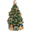 imageSpode Christmas Tree 12quot Tree Figural Decoration  Battery Operated LED Light Decorated Christmas Tree Ceramic Holiday Decor  Dolomite Christmas Collectible for Indoor Display Tree