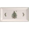 imageSpode Christmas Tree 14Inch Rectangular Sandwich Tray Porcelain Serving Platter for Tea Sandwiches Desserts Appetizers  Holiday Tableware with Festive Charm Dishwasher Microwave Freezer Safe