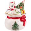 imageSpode Christmas Tree Candy Jar ampamp Lid
