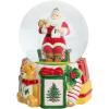 imageSpode Christmas Tree Santa Clause Winter Wonderland Snow Globe Plays Soothing Music  Durable Dolomite Personalized Collectible Holiday Gift  Great for Christmas Weddings Home Dcor