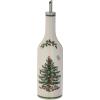 imageSpode Christmas Tree Trivet  8quot Heat Resistant Porcelain Christmas Holiday Tabletop Protector  Dishwasher SafeChristmas Tree Oil and Vinegar Drizzle Set