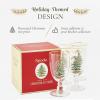 imageSpode Christmas Tree 15oz Highball Glasses Set of 4  GoldRimmed Elegant HolidayThemed Glassware Festive Holiday Drinkware for Christmas Parties New Years Toasts and Festive OccasionsPedestal Goblets