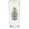 imageSpode Christmas Tree 15oz Highball Glasses Set of 4  GoldRimmed Elegant HolidayThemed Glassware Festive Holiday Drinkware for Christmas Parties New Years Toasts and Festive OccasionsModern