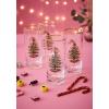 imageSpode Christmas Tree 15oz Highball Glasses Set of 4  GoldRimmed Elegant HolidayThemed Glassware Festive Holiday Drinkware for Christmas Parties New Years Toasts and Festive OccasionsModern