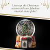 imageSpode Christmas Tree 250th Anniversary Winter Wonderland Snow Globe Plays Soothing Music  Durable Earthenware Personalized Collectible Holiday Gift  Great for Christmas Weddings Home Dcor