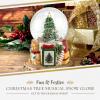 imageSpode Christmas Tree 250th Anniversary Winter Wonderland Snow Globe Plays Soothing Music  Durable Earthenware Personalized Collectible Holiday Gift  Great for Christmas Weddings Home Dcor