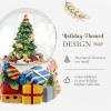 imageSpode Christmas Tree 250th Anniversary Winter Wonderland Snow Globe Plays Soothing Music  Durable Earthenware Personalized Collectible Holiday Gift  Great for Christmas Weddings Home Dcor