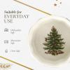 imageSpode Christmas Tree 35quot Round Ramekins Set of 2  Oven Safe Porcelain Ramekin Dishes for Souffl Crme Brle Custard  Microwave ampamp Dishwasher Safe Festive Dipping Sauce Cups Holiday Baking Set