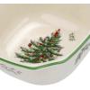 imageSpode Christmas Tree 55Inch Square Porcelain Bowl  Serving Bowl for Candies Nuts Desserts and Small Floral Arrangements  Festive Holiday Tableware Dishwasher and Microwave Safe275 H x 55 L x 55 W