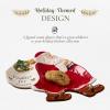 imageSpode Christmas Tree Collection Figural Cookies for Santa Platter  12 Inch Serving Plate for Cookies Desserts and Christmas Treats  Made of Dolomite  Perfect and Christmas Home Dcor