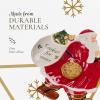 imageSpode Christmas Tree Collection Figural Cookies for Santa Platter  12 Inch Serving Plate for Cookies Desserts and Christmas Treats  Made of Dolomite  Perfect and Christmas Home Dcor