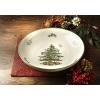 imageSpode Christmas Tree Collection Pasta Bowl  Large 13Inch Serving Bowl Dishwasher Microwave and Freezer Safe Made of Porcelain Serveware Christmas Tree Design GreenBeige