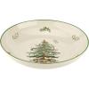 imageSpode Christmas Tree Collection Pasta Bowl  Large 13Inch Serving Bowl Dishwasher Microwave and Freezer Safe Made of Porcelain Serveware Christmas Tree Design GreenBeige