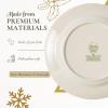 imageSpode Christmas Tree Collector Plate  Exclusive Border with Red Ribbon ampamp Black Check Seasonal Display or Holiday Tableware Use 8quot Porcelain Plate  Microwave ampamp Dishwasher Safe Great Holiday Gift8 Inch