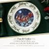 imageSpode Christmas Tree Collector Plate  Exclusive Border with Red Ribbon ampamp Black Check Seasonal Display or Holiday Tableware Use 8quot Porcelain Plate  Microwave ampamp Dishwasher Safe Great Holiday Gift10 Inch