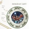 imageSpode Christmas Tree Collector Plate  Exclusive Border with Red Ribbon ampamp Black Check Seasonal Display or Holiday Tableware Use 8quot Porcelain Plate  Microwave ampamp Dishwasher Safe Great Holiday Gift10 Inch