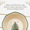 imageSpode Christmas Tree Flared Scalloped Bowl Green Made of Porcelain 6Inch Dish for Rice Dessert or a Snack Dishwasher Safe Microwave Safe Freezer Safe