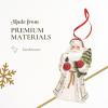 imageSpode Christmas Tree Hanging Santa Ornament Elegant Hanging Decoration for Christmas Trees  Holiday Home Accents ampamp Festive Ornament  Thoughtful Keepsake ampamp Gift for Friends ampamp Family375 H x 2 L x 2 W