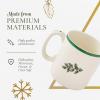 imageSpode Christmas Tree Individual Fruit Bowl  7 Inch Porcelain Oatmeal Salad Soup Cereal Breakfast Dessert Bowl  Durable Stackable Microwave ampamp Dishwasher Safe  Decorative Holiday DesignChristmas Tree Mug