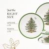 imageSpode Christmas Tree Individual Fruit Bowl  7 Inch Porcelain Oatmeal Salad Soup Cereal Breakfast Dessert Bowl  Durable Stackable Microwave ampamp Dishwasher Safe  Decorative Holiday Design5Piece Dinnerware Set