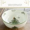 imageSpode Christmas Tree Individual Fruit Bowl  7 Inch Porcelain Oatmeal Salad Soup Cereal Breakfast Dessert Bowl  Durable Stackable Microwave ampamp Dishwasher Safe  Decorative Holiday DesignChristmas Tree Individual Fruit Bowl