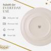 imageSpode Christmas Tree Individual Fruit Bowl  7 Inch Porcelain Oatmeal Salad Soup Cereal Breakfast Dessert Bowl  Durable Stackable Microwave ampamp Dishwasher Safe  Decorative Holiday Design12Piece Dinnerware Set