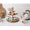 imageSpode Christmas Tree Individual Fruit Bowl  7 Inch Porcelain Oatmeal Salad Soup Cereal Breakfast Dessert Bowl  Durable Stackable Microwave ampamp Dishwasher Safe  Decorative Holiday DesignChristmas Tree Mug