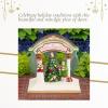 imageSpode Christmas Tree Miniature Christmas Village Figural Decoration LED Lighted Christmas Village Set Ceramic Holiday Decor  Dolomite Christmas Collectible for Indoor Display ChurchChristmas Carolers