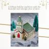 imageSpode Christmas Tree Miniature Christmas Village Figural Decoration LED Lighted Christmas Village Set Ceramic Holiday Decor  Dolomite Christmas Collectible for Indoor Display ChurchChurch