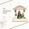 imageSpode Christmas Tree Miniature Christmas Village Figural Decoration LED Lighted Christmas Village Set Ceramic Holiday Decor  Dolomite Christmas Collectible for Indoor Display ChurchChristmas Carolers