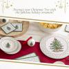 imageSpode Christmas Tree Polka Dot Bauble  Festive Porcelain Christmas Ornament with Red Ribbon Hanging Ornament for Holiday Decor  Christmas Tree Decorations Wreaths Stocking Stuffers26