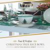 imageSpode Christmas Tree Rice Bowl  6Inch Earthenware Bowl for Soup Stews Sticky Rice and Holiday Meals  Christmas Tableware Design  Versatile and Durable  Dishwasher Microwave Freezer Safe