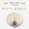imageSpode Christmas Tree Rice Bowl  6Inch Earthenware Bowl for Soup Stews Sticky Rice and Holiday Meals  Christmas Tableware Design  Versatile and Durable  Dishwasher Microwave Freezer Safe