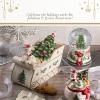 imageSpode Christmas Tree Rudolph Cookie Jar  11quot Dolomite Nostalgic Christmas Cookie Jar with Lid  Festive Candy Jar for Kitchen Counter Holiday Cookie Container ReindeerThemed Seasonal Home Decor