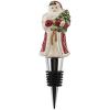 imageSpode Christmas Tree Santa Figural Bottle Stopper  Beverage ampamp Wine Stopper Ideal Christmas Home Dcor Holiday Wine Tools ampamp Xmas Gift for Wine Lovers  Decorative ampamp Reusable Bottle Stopper