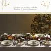 imageSpode Christmas Tree Sculpted Octagonal Platter  14Inch Holiday Serving Platter for Meats Cheeses and Desserts  Dishwasher and Microwave Safe Christmas Dinnerware with Iconic Tree DesignChristmas Tree Sculpted 4 Section Tray
