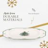 imageSpode Christmas Tree Sculpted Octagonal Platter  14Inch Holiday Serving Platter for Meats Cheeses and Desserts  Dishwasher and Microwave Safe Christmas Dinnerware with Iconic Tree DesignChristmas Tree Sculpted Platter