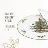 imageSpode Christmas Tree Sculpted Octagonal Platter  14Inch Holiday Serving Platter for Meats Cheeses and Desserts  Dishwasher and Microwave Safe Christmas Dinnerware with Iconic Tree DesignClassic