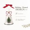 imageSpode Christmas Tree Snowman Bell Ornament Durable Holiday Ornament for Festive Decor ampamp Winter Wonderland Display  Sleek Seasonal Ornaments for Tree Mantel Holiday Home DecorationCandy Cane