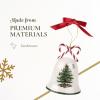 imageSpode Christmas Tree Snowman Bell Ornament Durable Holiday Ornament for Festive Decor ampamp Winter Wonderland Display  Sleek Seasonal Ornaments for Tree Mantel Holiday Home DecorationCandy Cane