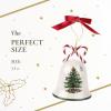 imageSpode Christmas Tree Snowman Bell Ornament Durable Holiday Ornament for Festive Decor ampamp Winter Wonderland Display  Sleek Seasonal Ornaments for Tree Mantel Holiday Home DecorationCandy Cane