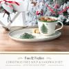 imageSpode Christmas Tree Soup ampamp Sandwich Set  11quot Oval Tray ampamp 16 oz Mug  Earthenware Holiday Serveware Microwave Dishwasher Oven Safe  Traditional Christmas Dcor with GiftBoxed Festive Set