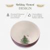 imageSpode Christmas Tree Tartan Rice Bowl  Soup Bowls for the Holidays Christmas Kitchen Bowls for Rice Dessert ampamp Stews Noodle BowlsRice Bowls  Ceramic Cereal Bowl  6Inch