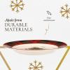 imageSpode Christmas Tree Tartan Salad Plate  775Inch Earthenware Plate Holiday Tableware for Serving Salads Appetizers Desserts  Dishwasher and Microwave Safe Festive Christmas Dinnerware