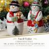 imageSpode Christmas Tree Tree and Gifta Salt and Pepper Shaker Set 2Piece Holiday Kitchen ampamp Table Dcor  Festive Home Accent Christmas GiftStocking Stuffer for Collectors ampamp Holiday EnthusiastsChristmas Tree Mr  Mrs Snowman Salt  Pepper Set