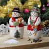 imageSpode Christmas Tree Tree and Gifta Salt and Pepper Shaker Set 2Piece Holiday Kitchen ampamp Table Dcor  Festive Home Accent Christmas GiftStocking Stuffer for Collectors ampamp Holiday EnthusiastsChristmas Tree Mr  Mrs Snowman Salt  Pepper Set